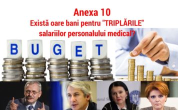 Anexa 10 din Regulamentul de sporuri confirmă faptul că bugetul nu suportă creșterile salariale anunțate inițial în sistemul medical